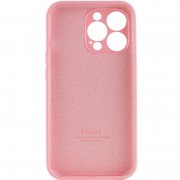 Чохол Silicone Case Full Camera Protective (AA) для Apple iPhone 13 Pro (6.1"") Рожевий / Light pink