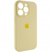 Чохол Silicone Case Full Camera Protective (AA) Apple iPhone 13 Pro (6.1"") Жовтий / Mellow Yellow