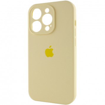 Чохол Silicone Case Full Camera Protective (AA) Apple iPhone 13 Pro (6.1"") Жовтий / Mellow Yellow - Чохли для iPhone 13 Pro - зображення 2 