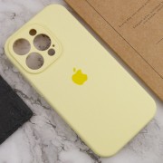 Чохол Silicone Case Full Camera Protective (AA) Apple iPhone 13 Pro (6.1"") Жовтий / Mellow Yellow