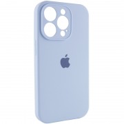 Чехол Silicone Case Full Camera Protective (AA) для Apple iPhone 13 Pro Max (6.7"") Голубой / Lilac Blue