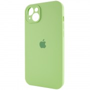 Чехол для Apple iPhone 14 (6.1"") - Silicone Case Full Camera Protective (AA) Мятный / Mint