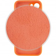 Чехол для Apple iPhone 14 (6.1"") - Silicone Case Full Camera Protective (AA) Оранжевый / Kumquat
