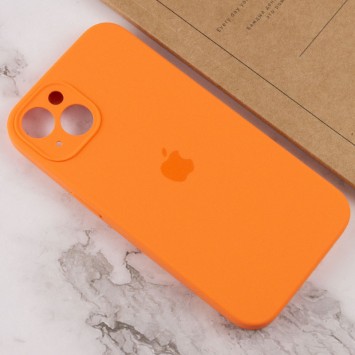 Чехол для Apple iPhone 14 (6.1"") - Silicone Case Full Camera Protective (AA) Оранжевый / Kumquat - Чехлы для iPhone 14 - изображение 3