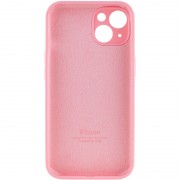 Чохол для Apple iPhone 14 (6.1"") - Silicone Case Full Camera Protective (AA) Рожевий / Light pink