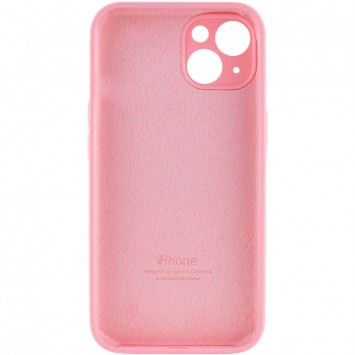 Чехол для Apple iPhone 14 (6.1"") - Silicone Case Full Camera Protective (AA) Розовый / Light pink - Чехлы для iPhone 14 - изображение 1