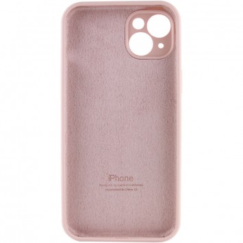 Чехол для Apple iPhone 14 (6.1"") - Silicone Case Full Camera Protective (AA) Розовый / Pink Sand - Чехлы для iPhone 14 - изображение 3