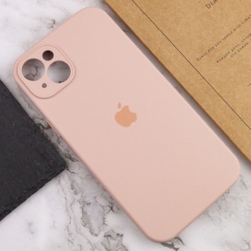 Чехол для Apple iPhone 14 (6.1"") - Silicone Case Full Camera Protective (AA) Розовый / Pink Sand - Чехлы для iPhone 14 - изображение 4