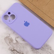 Чохол для Apple iPhone 14 (6.1"") - Silicone Case Full Camera Protective (AA) Бузковий / Dasheen