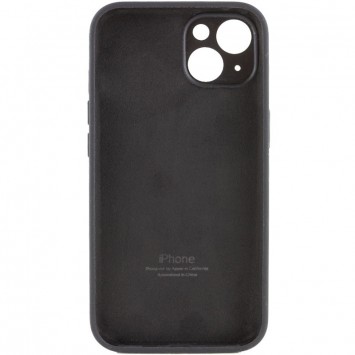Чехол для iPhone 14 - Silicone Case Full Camera Protective (AA) Черный / Black - Чехлы для iPhone 14 - изображение 1