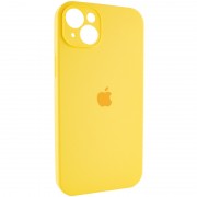 Чехол для Apple iPhone 14 Plus (6.7"") - Silicone Case Full Camera Protective (AA) Желтый / Yellow