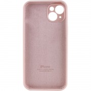 Чохол Apple iPhone 14 Plus (6.7"") - Silicone Case Full Camera Protective (AA) Рожевий / Pink Sand