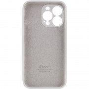 Чехол для Apple iPhone 14 Pro (6.1"") - Silicone Case Full Camera Protective (AA) Белый / White
