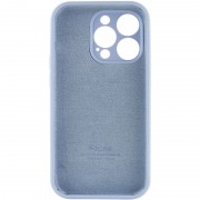 Чехол для Apple iPhone 14 Pro (6.1"") - Silicone Case Full Camera Protective (AA) Голубой / Lilac Blue