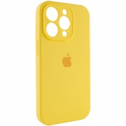 Чохол на Apple iPhone 14 Pro (6.1"") - Silicone Case Full Camera Protective (AA) Жовтий / Yellow