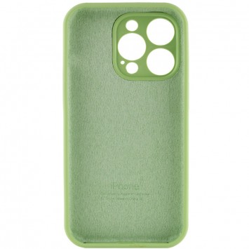 Чохол на Apple iPhone 14 Pro (6.1"") - Silicone Case Full Camera Protective (AA) М'ятний / Mint - Чохли для iPhone 14 Pro - зображення 3 