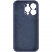 Чохол на Apple iPhone 14 Pro (6.1"") - Silicone Case Full Camera Protective (AA) Темно-синій / Midnight blue