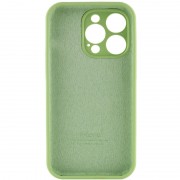 Чохол Apple iPhone 14 Pro Max (6.7"") - Silicone Case Full Camera Protective (AA) М'ятний / Mint