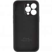 Чехол для Apple iPhone 14 Pro Max (6.7"") - Silicone Case Full Camera Protective (AA) Черный / Black