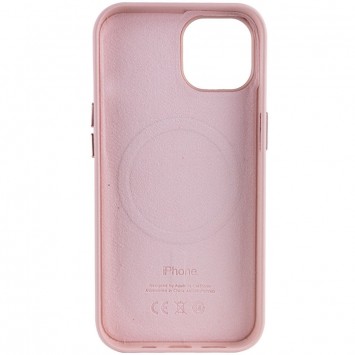 Шкіряний чохол для Apple iPhone 14 (6.1"") - Leather Case (AA Plus) with MagSafe Sand Pink - Чохли для iPhone 14 - зображення 1 