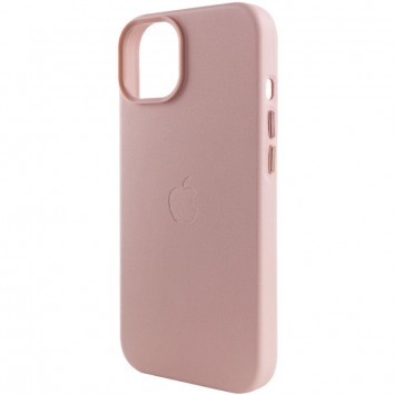 Шкіряний чохол для Apple iPhone 14 (6.1"") - Leather Case (AA Plus) with MagSafe Sand Pink - Чохли для iPhone 14 - зображення 5 