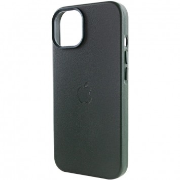 Кожаный чехол Leather Case (AA Plus) with MagSafe для Apple iPhone 14 (6.1") - Чехлы для iPhone 14 - изображение 5