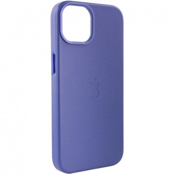 Шкіряний чохол для iPhone 14 (6.1"") - Leather Case (AA Plus) with MagSafe Wisteria - Чохли для iPhone 14 - зображення 3 