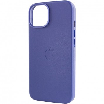 Шкіряний чохол для iPhone 14 (6.1"") - Leather Case (AA Plus) with MagSafe Wisteria - Чохли для iPhone 14 - зображення 5 