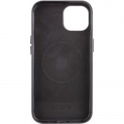 Шкіряний чохол для Apple iPhone 14 Plus (6.7"") - Leather Case (AA Plus) with MagSafe Black