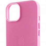Шкіряний чохол для Apple iPhone 14 Plus (6.7"") - Leather Case (AA Plus) with MagSafe Pollen