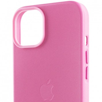 Шкіряний чохол для Apple iPhone 14 Plus (6.7"") - Leather Case (AA Plus) with MagSafe Pollen - Чохли для iPhone 14 Plus - зображення 4 