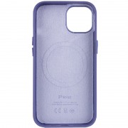 Шкіряний чохол для Apple iPhone 14 Plus (6.7"") - Leather Case (AA Plus) with MagSafe Violet
