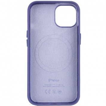 Шкіряний чохол для Apple iPhone 14 Plus (6.7"") - Leather Case (AA Plus) with MagSafe Violet - Чохли для iPhone 14 Plus - зображення 1 