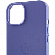 Кожаный чехол для Apple iPhone 14 Plus (6.7"") - Leather Case (AA Plus) with MagSafe Wisteria