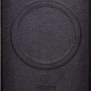 Шкіряний чохол для Apple iPhone 14 Pro (6.1"") - Leather Case (AA Plus) with MagSafe Black