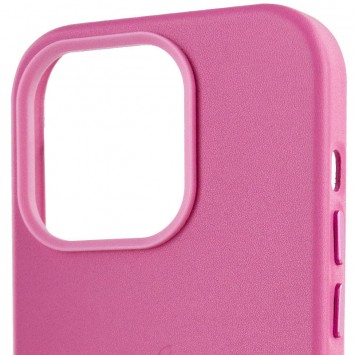 Шкіряний чохол для Apple iPhone 14 Pro (6.1"") - Leather Case (AA Plus) with MagSafe Pollen - Чохли для iPhone 14 Pro - зображення 4 