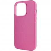 Шкіряний чохол для Apple iPhone 14 Pro (6.1"") - Leather Case (AA Plus) with MagSafe Pollen