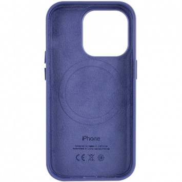 Шкіряний чохол для Apple iPhone 14 Pro (6.1"") - Leather Case (AA Plus) with MagSafe Wisteria - Чохли для iPhone 14 Pro - зображення 1 