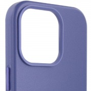 Кожаный чехол для Apple iPhone 14 Pro (6.1"") - Leather Case (AA Plus) with MagSafe Wisteria