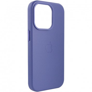 Шкіряний чохол для Apple iPhone 14 Pro (6.1"") - Leather Case (AA Plus) with MagSafe Wisteria - Чохли для iPhone 14 Pro - зображення 3 