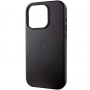 Шкіряний чохол для iPhone 14 Pro Max (6.7"") - Leather Case (AA Plus) with MagSafe Black