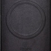Шкіряний чохол для iPhone 14 Pro Max (6.7"") - Leather Case (AA Plus) with MagSafe Black