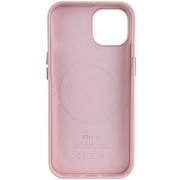 Кожаный чехол Leather Case (AA Plus) with MagSafe для Apple iPhone 12 Pro / 12 (6.1"") Sand Pink