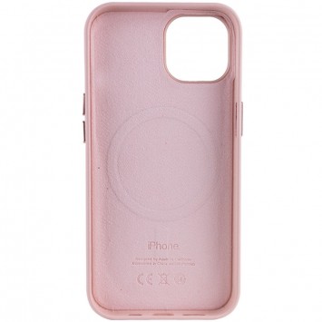 Шкіряний чохол для Apple iPhone 12 Pro Max (6.7"") - Leather Case (AA Plus) with MagSafe Sand Pink - зображення 1 