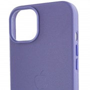 Кожаный чехол для Apple iPhone 12 Pro Max (6.7"") - Leather Case (AA Plus) with MagSafe Violet
