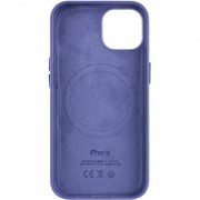 Кожаный чехол для Apple iPhone 12 Pro Max (6.7"") - Leather Case (AA Plus) with MagSafe Wisteria
