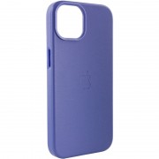 Шкіряний чохол для iPhone 12 Pro Max (6.7"") - Leather Case (AA Plus) with MagSafe Wisteria