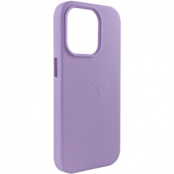 Шкіряний чохол Leather Case (AA Plus) з MagSafe для Apple iPhone 13 Pro (6.1"") Elegant purple - Чохли для iPhone 13 Pro - зображення 3 