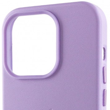 Шкіряний чохол Leather Case (AA Plus) з MagSafe для Apple iPhone 13 Pro (6.1"") Elegant purple - Чохли для iPhone 13 Pro - зображення 4 