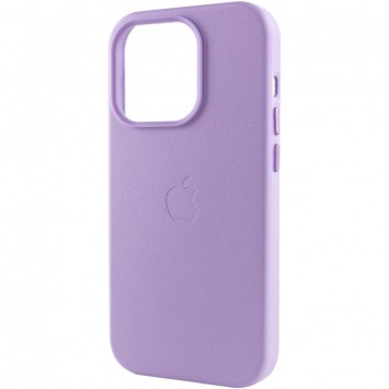 Шкіряний чохол Leather Case (AA Plus) з MagSafe для Apple iPhone 13 Pro (6.1"") Elegant purple - Чохли для iPhone 13 Pro - зображення 5 